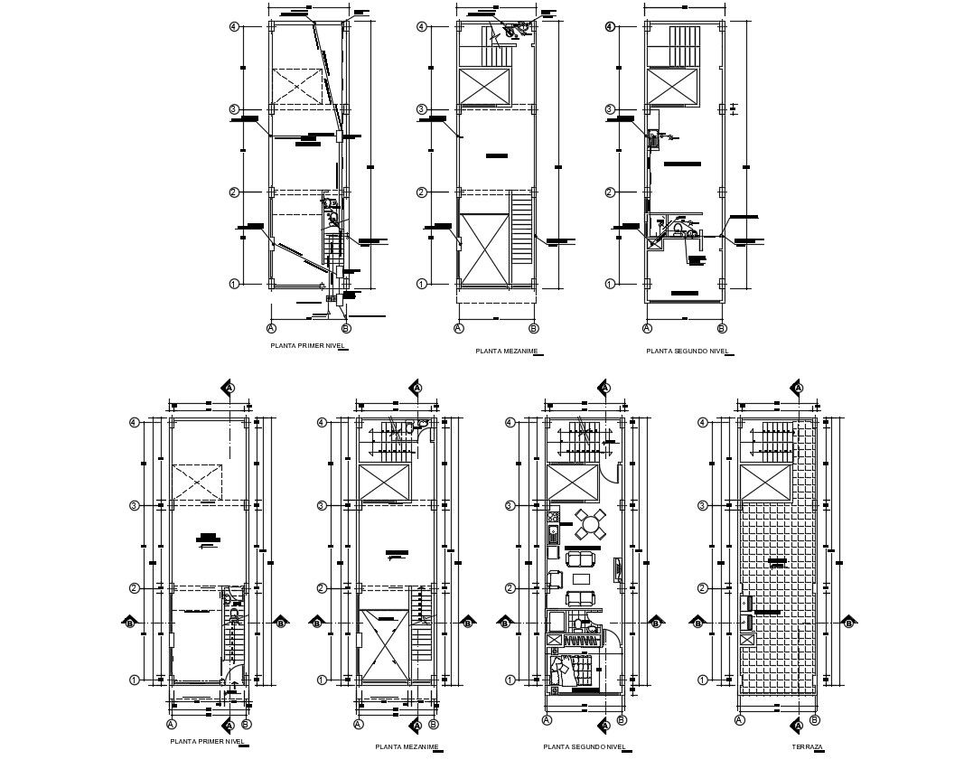 Residential apartment in AutoCAD