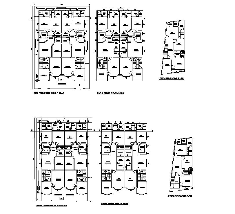 Residential apartment in autocad