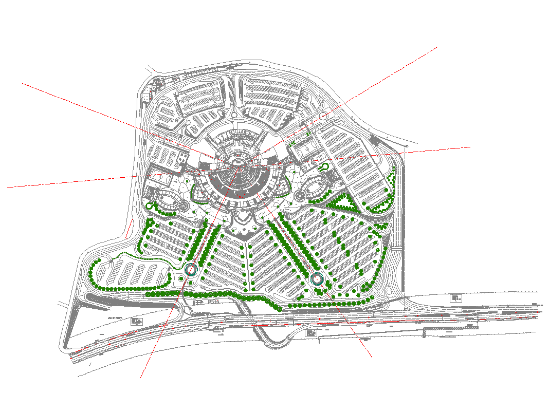 Residential area plan detail 2d view autocad file