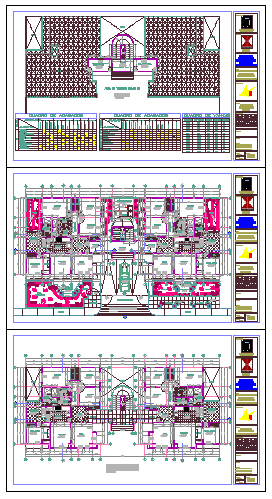 Residential building design drawing