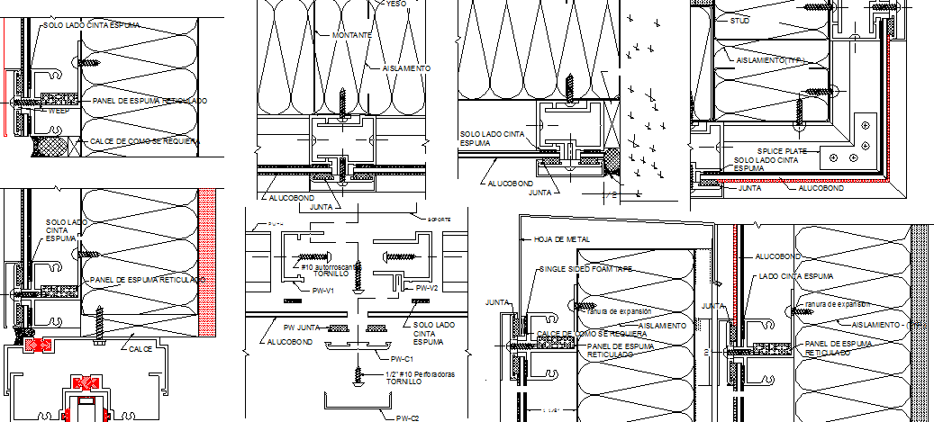 Residential building electrical installation details dwg file