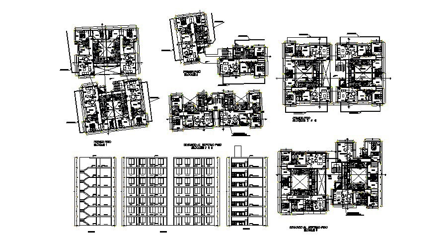 Building Section Details In DWG File