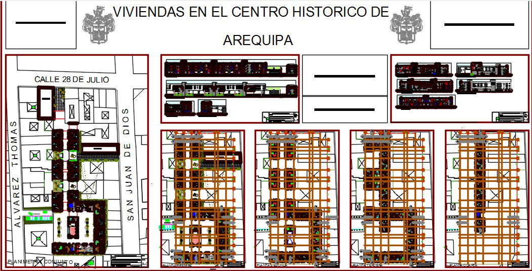 Residential complex of athistorical center of arequipa