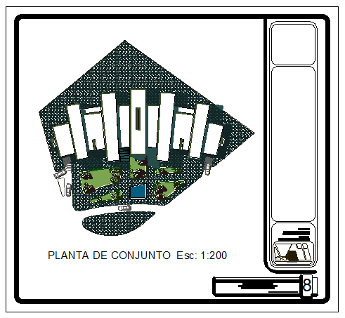 Residential departments design drawing