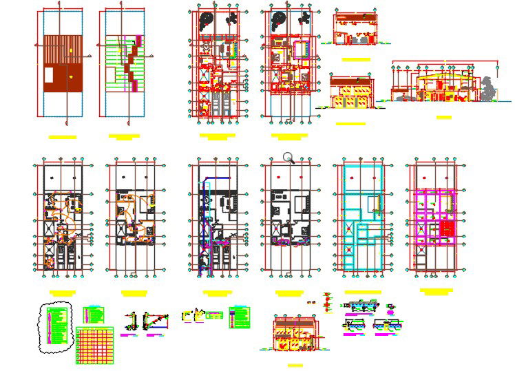Residential double storey house