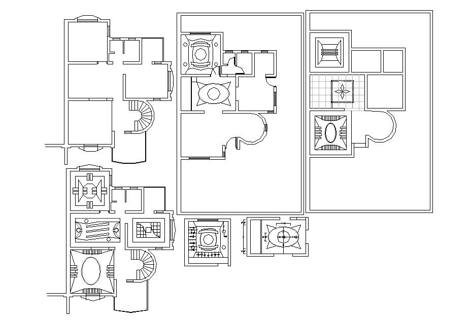 Ultra Modern House Plan In AutoCAD File
