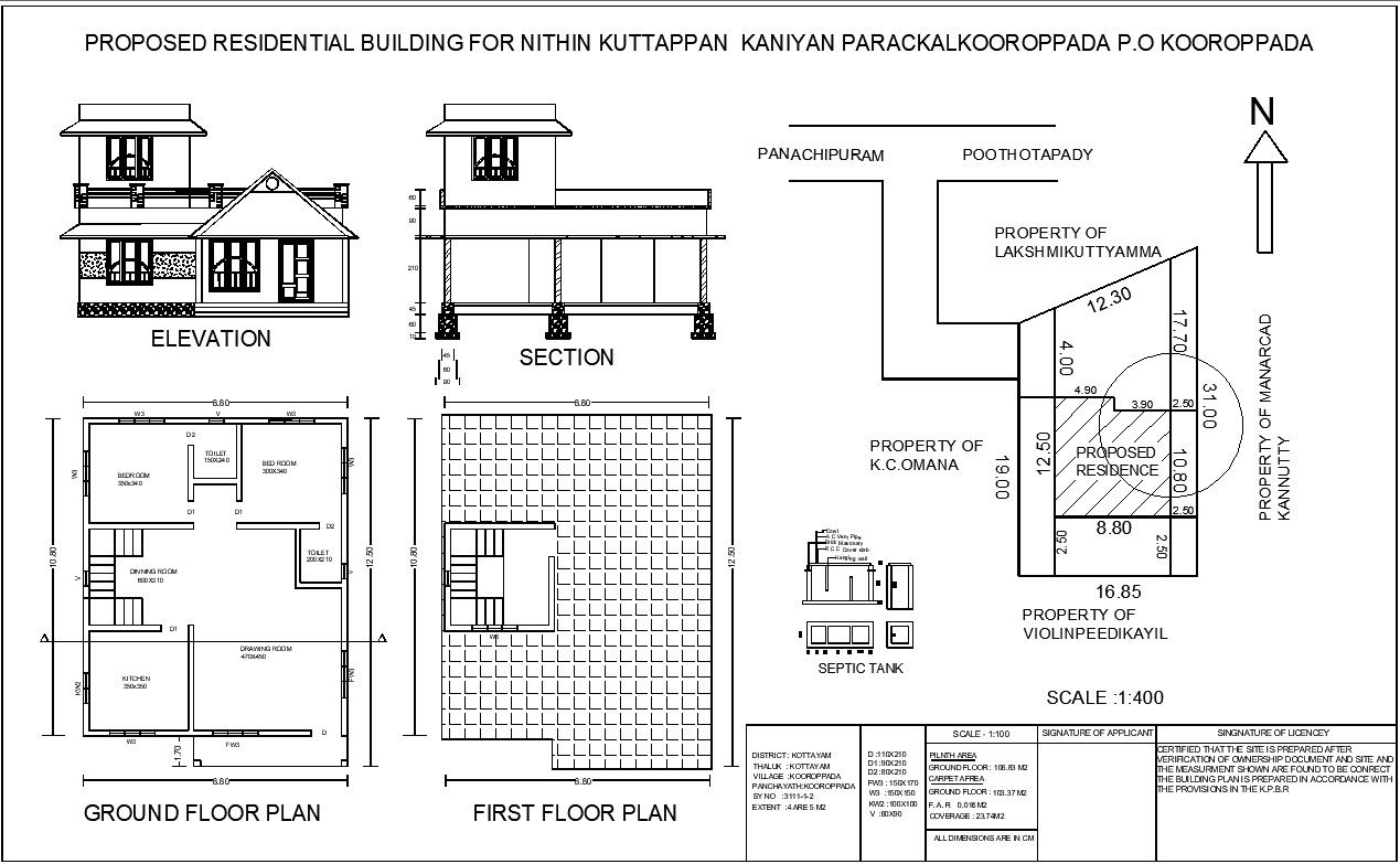 Residential house plan cad files download free