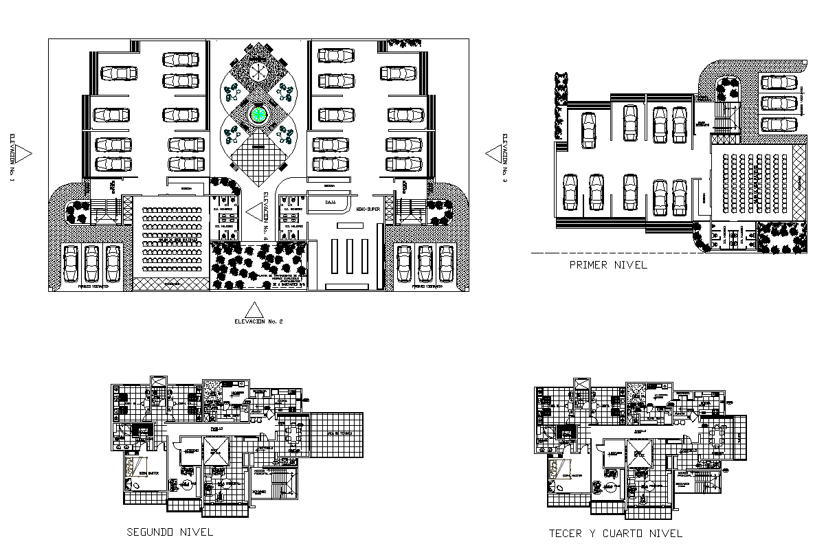 Residential housing building area detail plan 2d view layout dwg file