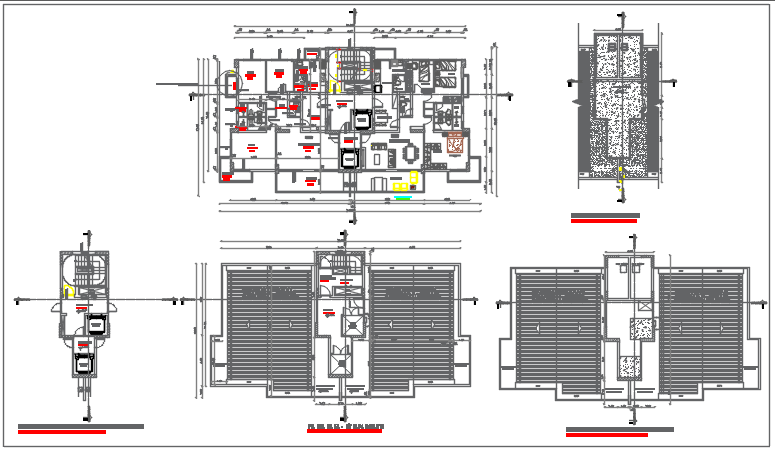 Residential plan detail dwg file