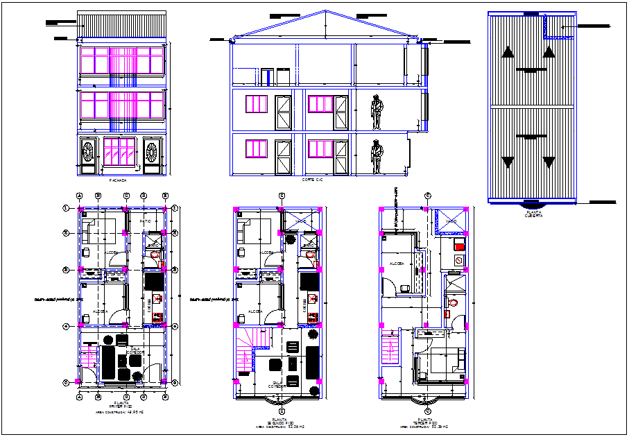 Residential planning dwg file