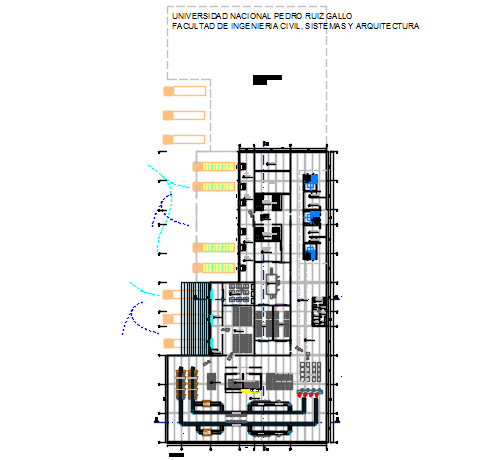 Residential working plan detail dwg file