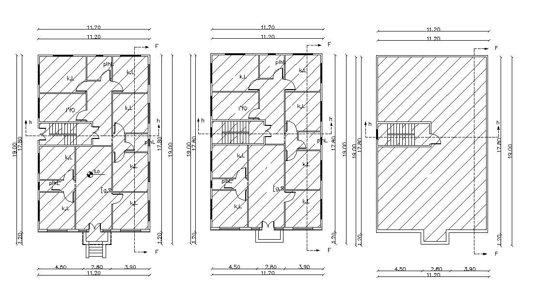 Residential Apartment Building Design Architectural Drawing