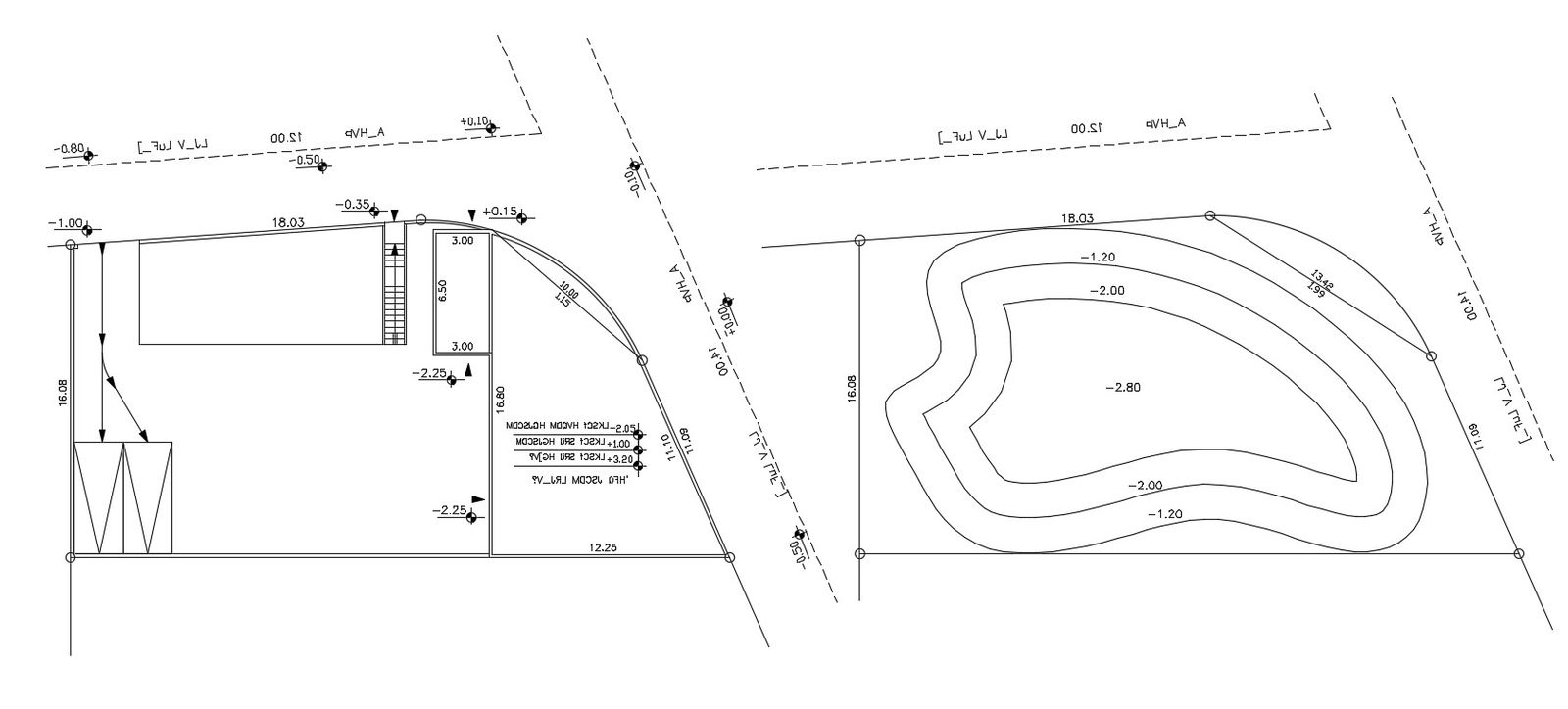 Residential Area Design Site Plan CAD Drawing