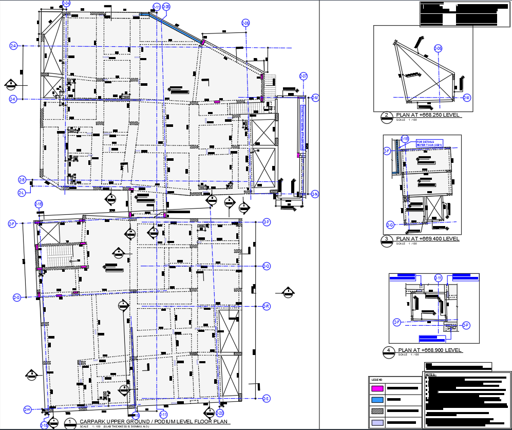 Residential Cluster Architecture Construction Details DWG