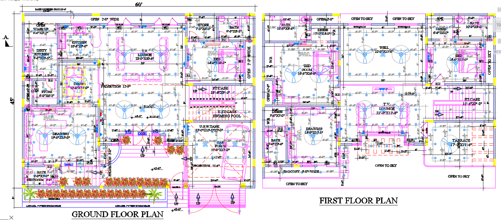 Residential House Electrical Details Plan – AutoCAD DWG Drawings