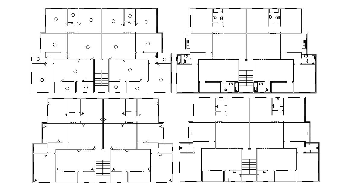 Residential House Electrical Layout CAD File