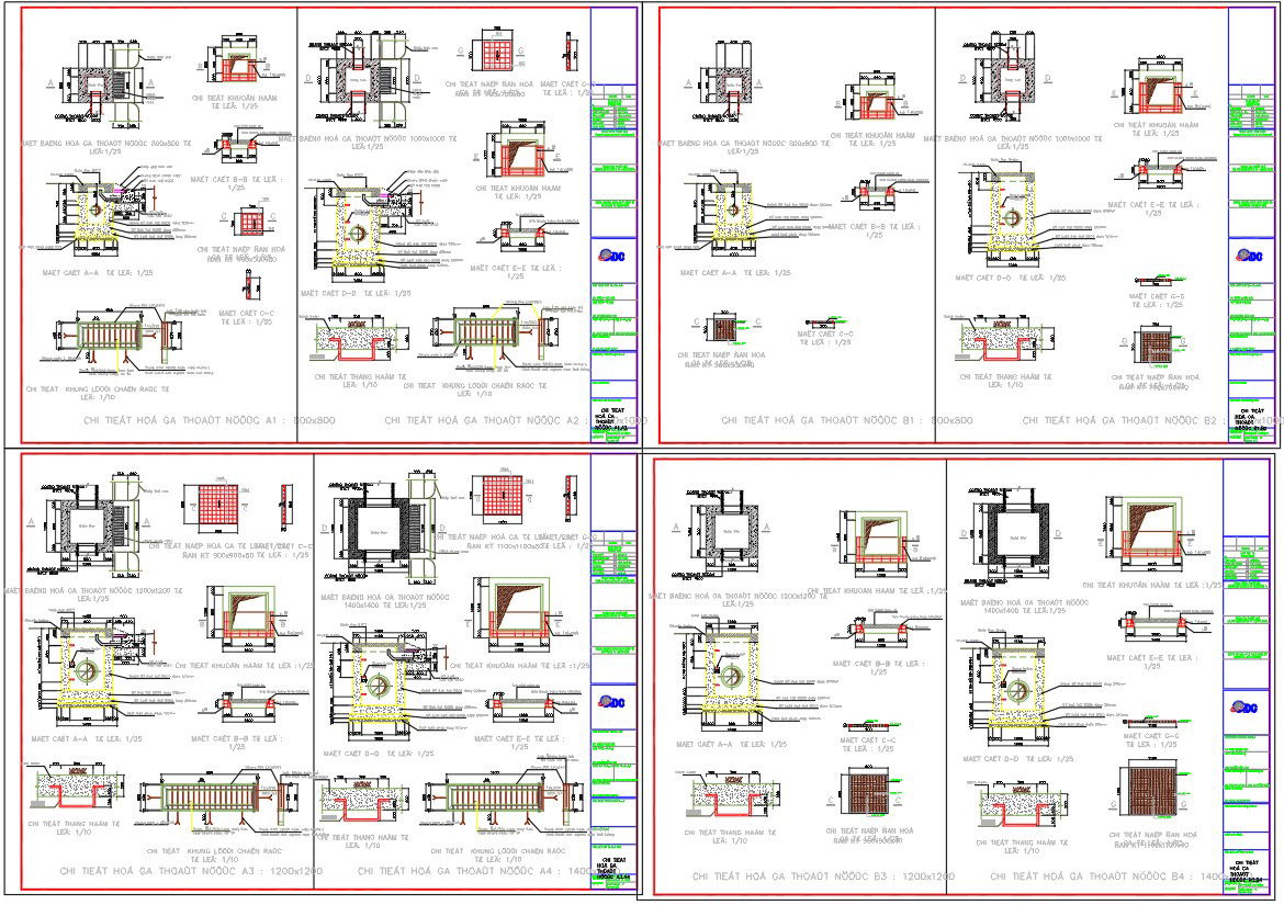 Residential House RCC Exterior Design AutoCAD DWG File