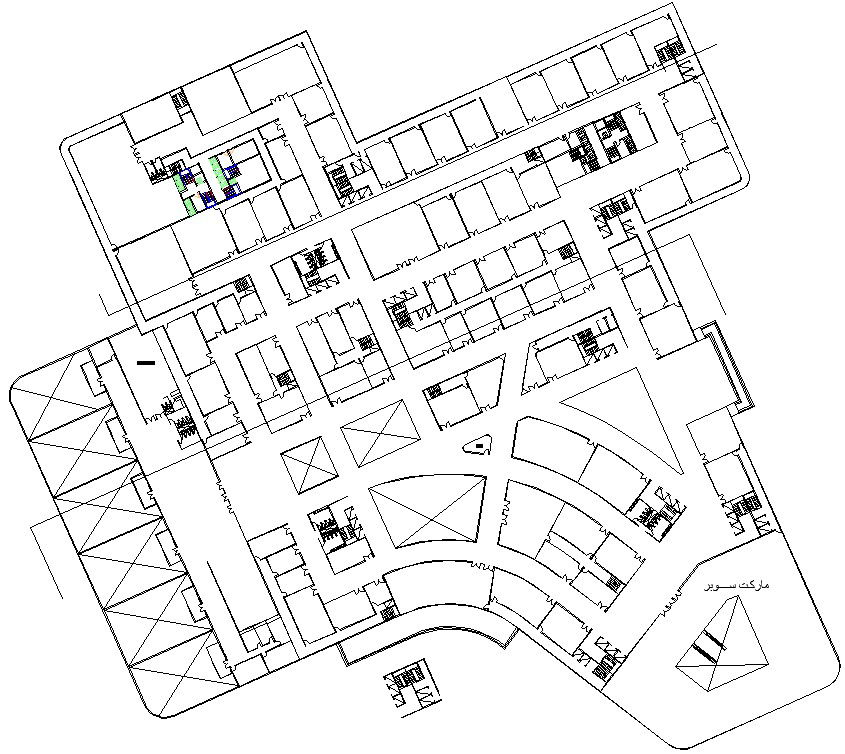 Residential Plotting Town Plan Design AutoCAD File