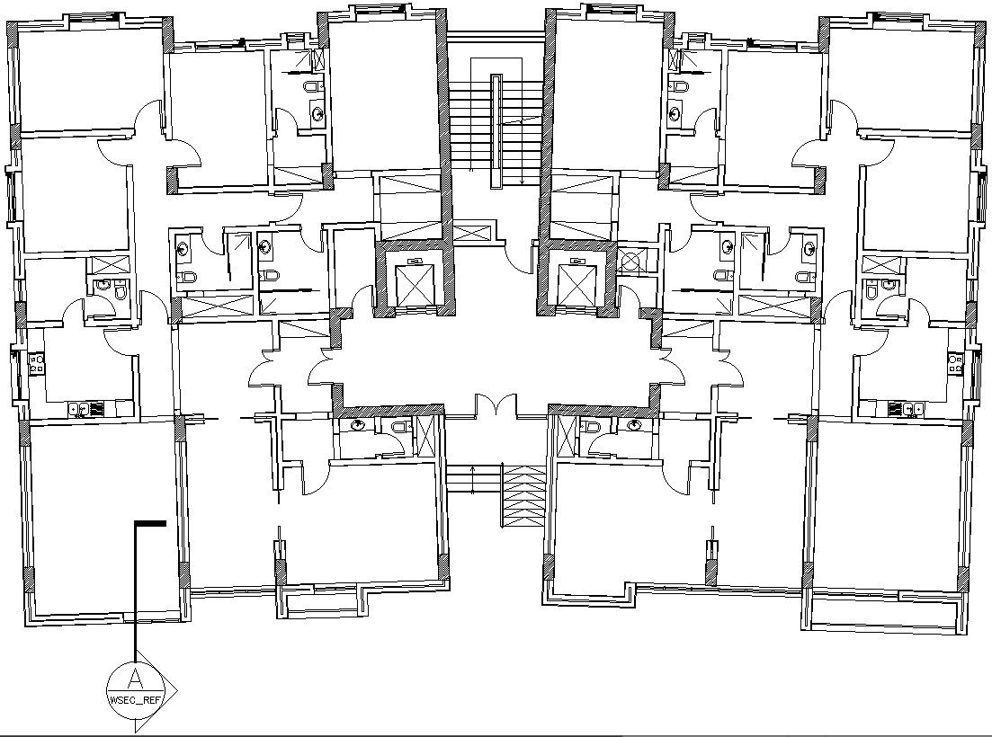 Residential Floor Layout DWG Files and CAD Drawings 