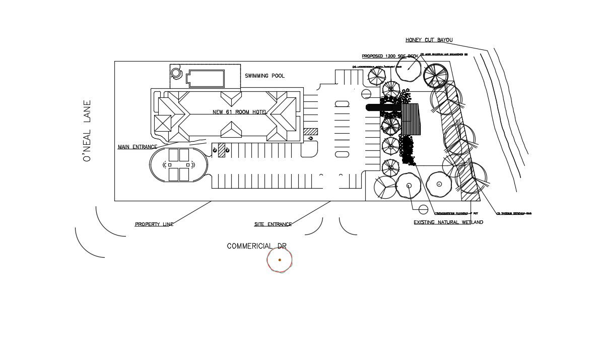 Resort Plan In AutoCAD File