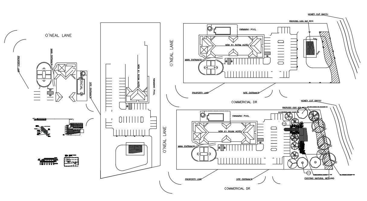 Resort Plan In DWG File