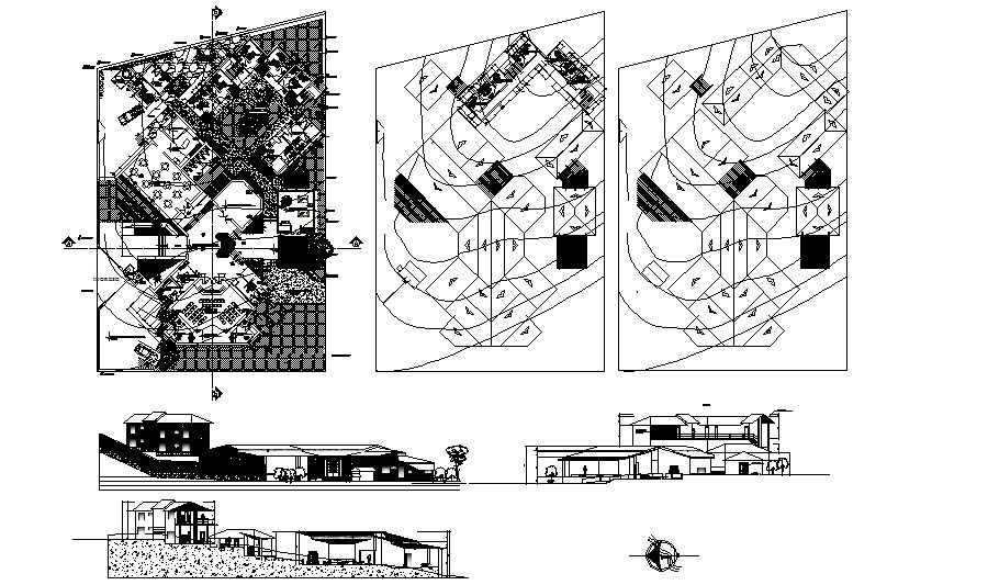 Resort Design Plan In AutoCAD File