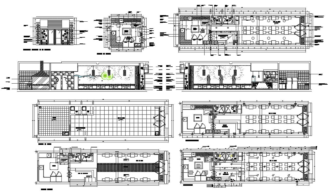 Restaurant Project With AutoCAD File