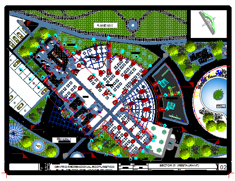 Restaurant landscape view