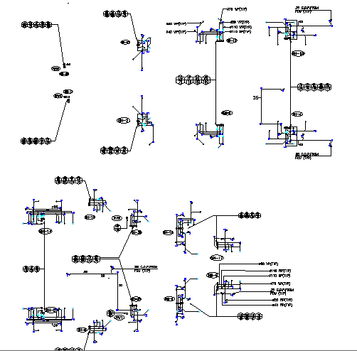 Revised electric installation details of hotel dwg file