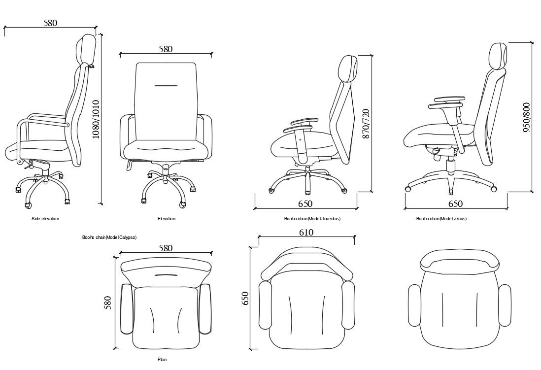 Revolving Office Chair