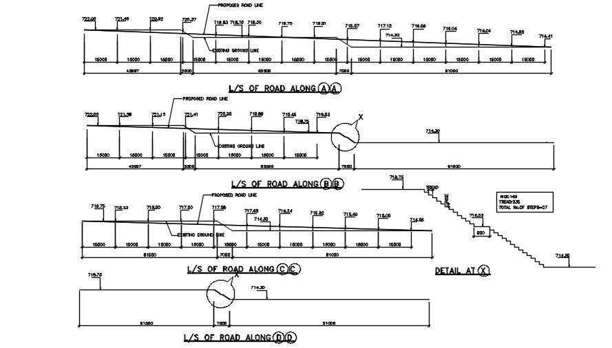 Road Surface CAD Drawing Free Download DWG File
