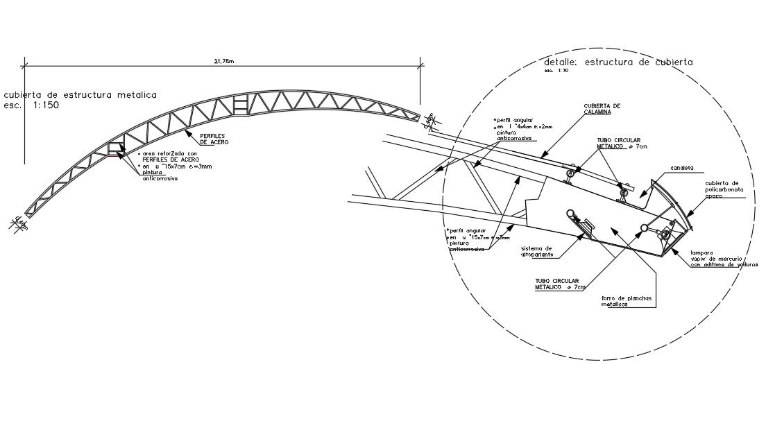 Roof Truss Design AutoCAD File