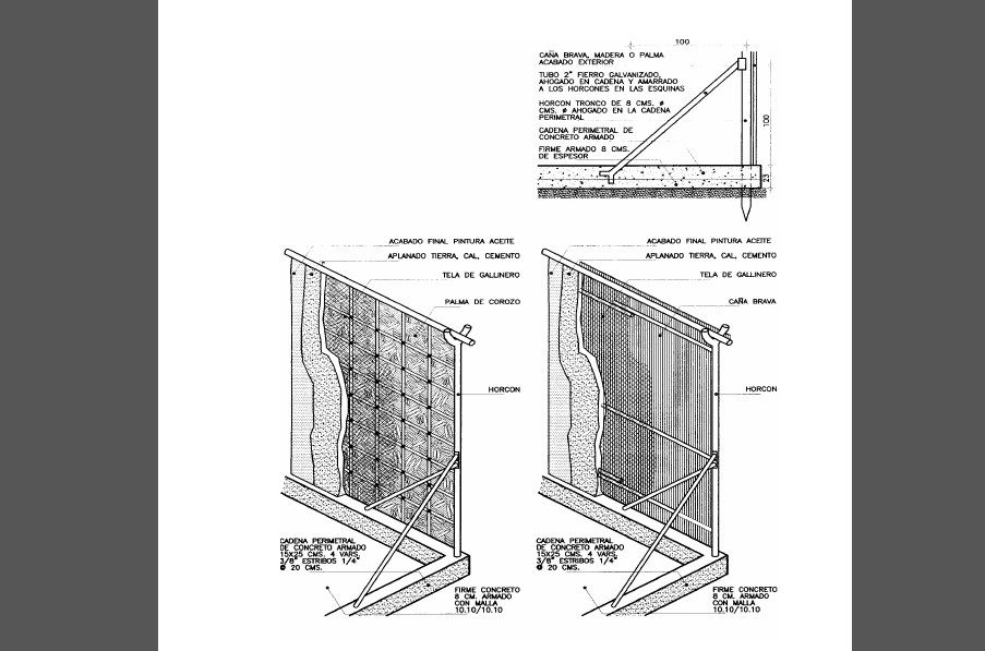 Roof house grass wall structure cad drawing details dwg file