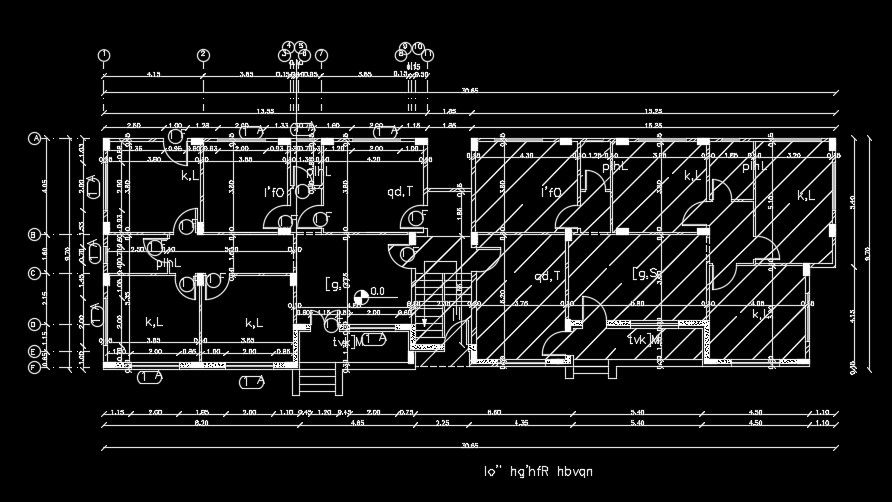 Roof arch right side reinforcement detail drawing