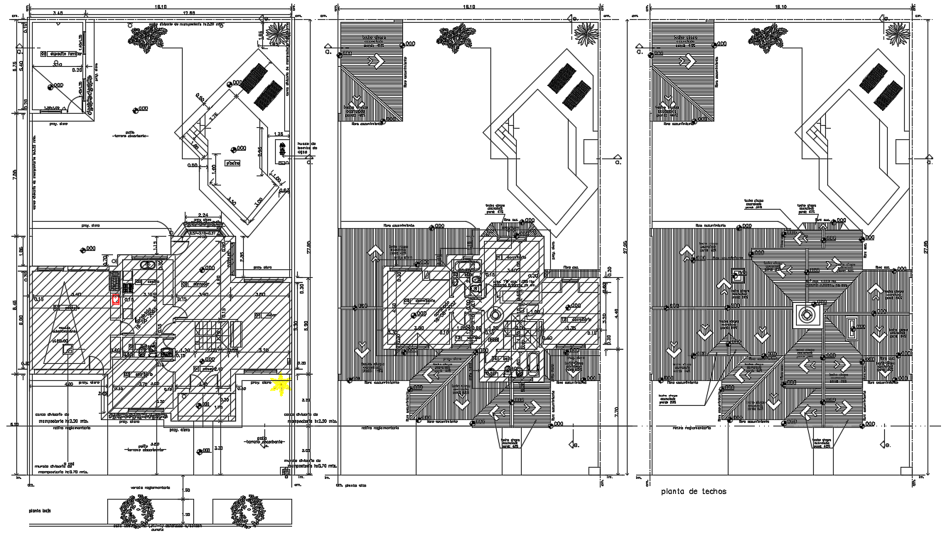 Roof detail cad drawing is given in this cad file. Download this cad file now.