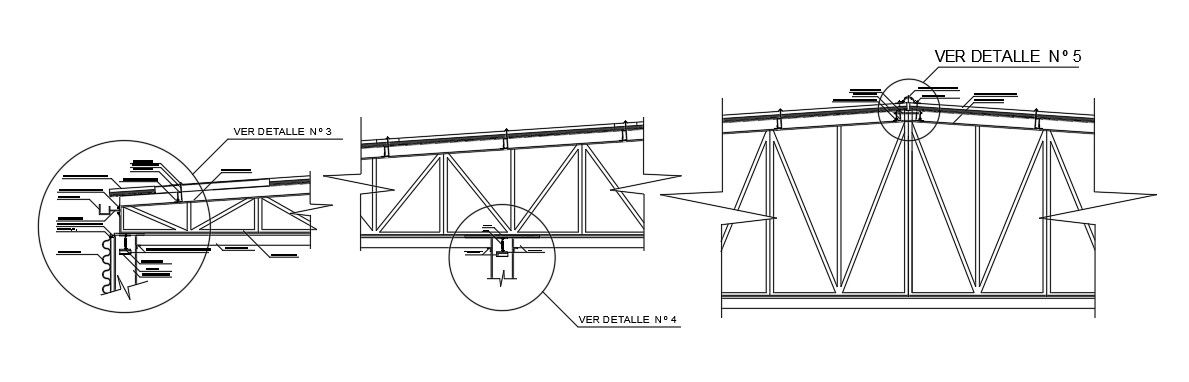 Roof joinery section drawing presented in this AutoCAD file. Download this 2d AutoCAD drawing file.