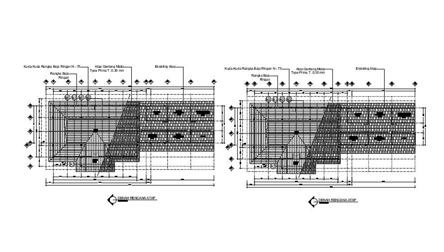 Roof layout Plan.