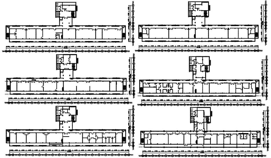 Roof plan and section details of the hotel AutoCAD DWG drawing file is given.