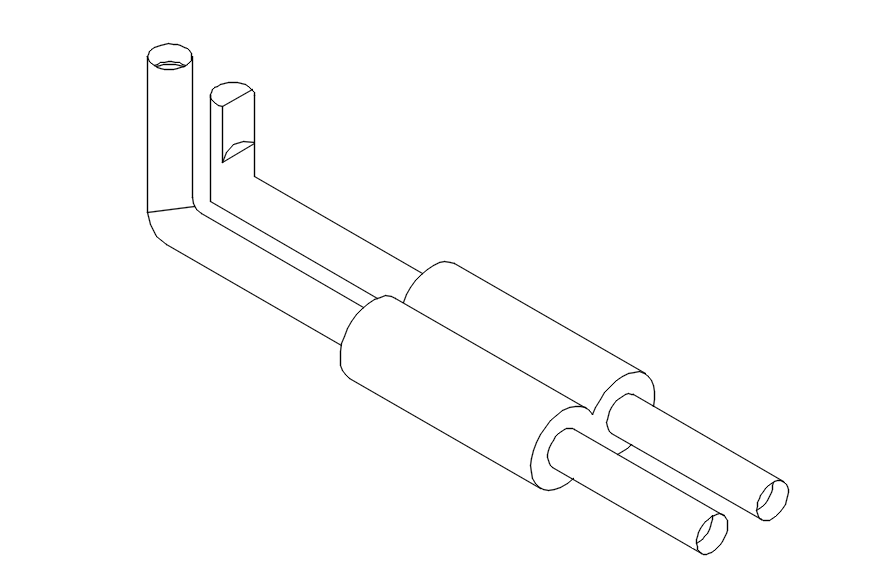Round breakout wire design in detail AutoCAD drawing, dwg file, CAD file
