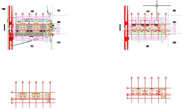 Row House Floor Plan Layout in AutoCAD 2D DWG Format