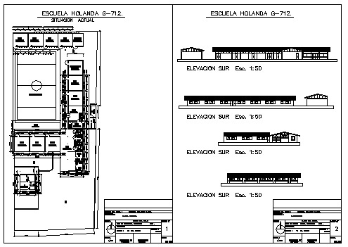 Rural school design drawing 