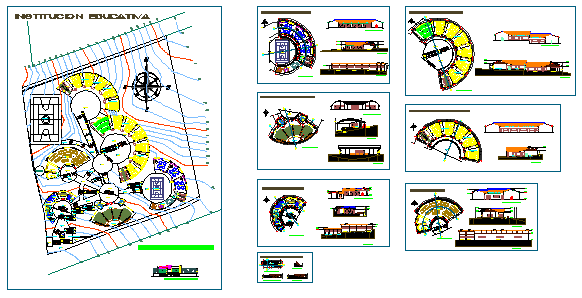 Rural school multi grade design drawing