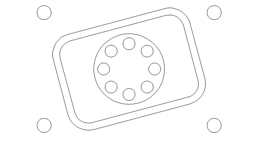 SOLIDWORKS Educational product design in AutoCAD 2D drawing, dwg file, CAD file
