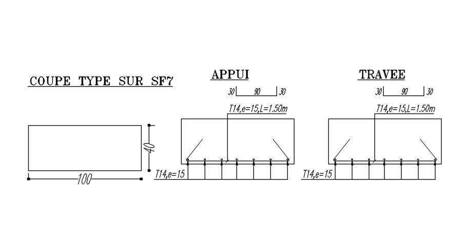 STAGE REINFORCEMENT design in AutoCAD 2D drawing, CAD file, dwg file