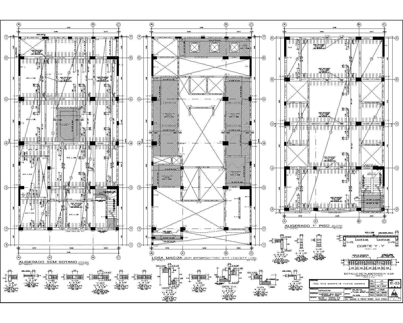 STRUCTURAL PROYECT HOTEL SAUNA