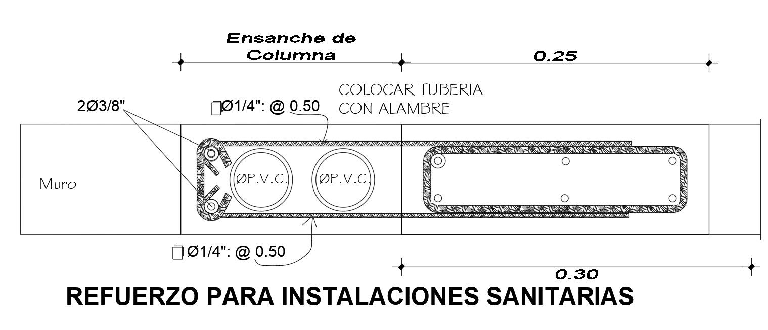 Sanatory joinery section detail is separated in this AutoCAD drawing file | Download 2d autocad drawing file.