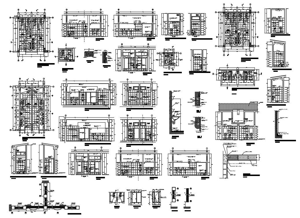Sanitary CAD Block for Plan with Drawing DWG File