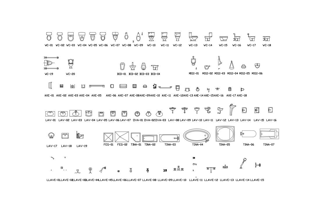 Sanitary Plan In AutoCAD File