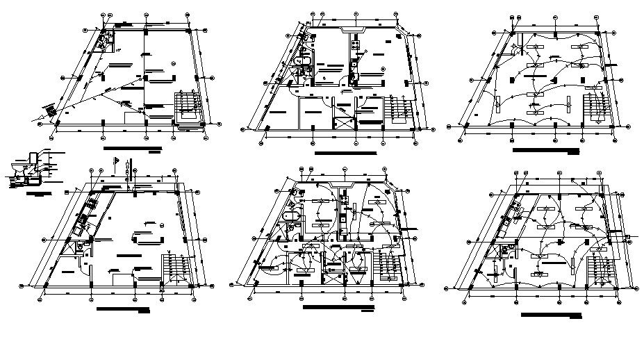 House Drainage Plan In DWG File