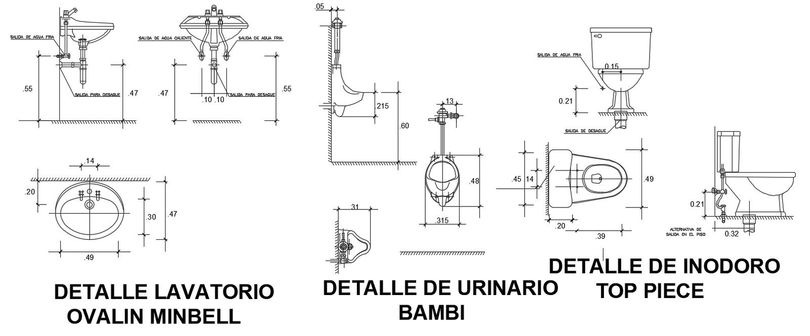 Sanitary Ware CAD Blocks Drawing Download DWG File